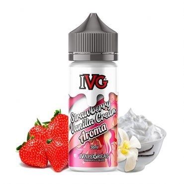 IVG Strawberry Vanilla Cream 36/120ml Flavorshot