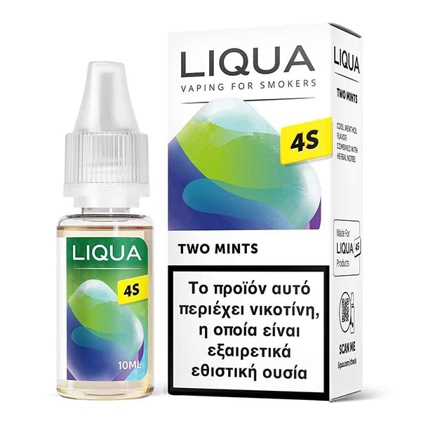 Liqua 4S - Two Mints Hybrid Salt 10ml 20mg