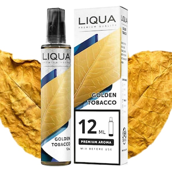 Liqua Golden Tobacco 12/60ml Flavorshot