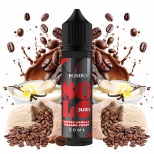 Bombo Solo Juice Coffee Vanilla Custard Cream 20/60ml