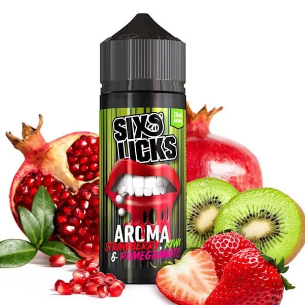 Six Licks Strawberry Kiwi Pomegranade Flavorshots 20/120ml