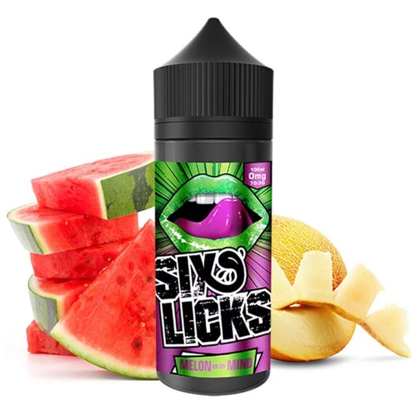 Six Licks Melon On My Mind Flavorshots 20/120ml