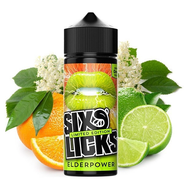 Six Licks Elderpower Flavorshots 20/120ml