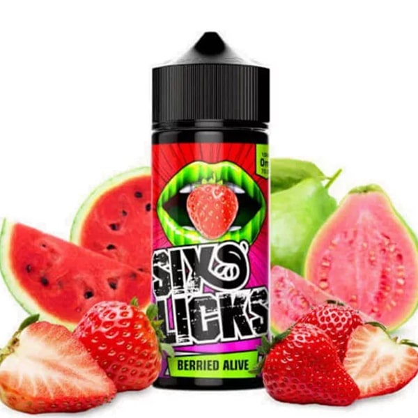Six Licks Berried Alive Flavorshots 20/120ml
